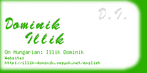 dominik illik business card